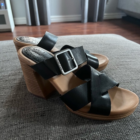 KorkEase Shoes Kork Ease Hesperia Leather Platform Sandals Poshmark